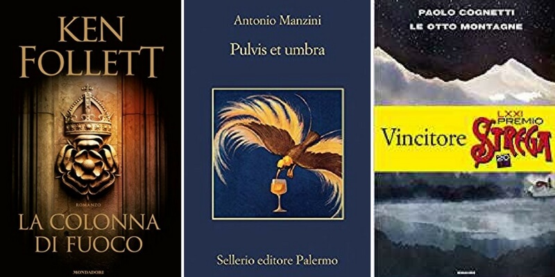 Classifica libri più venduti. Al primo posto "La colonna di fuoco" di Ken Follett