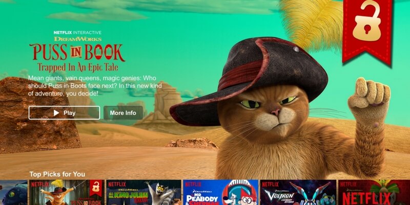 Arrivano su Netflix i racconti interattivi per piccoli lettori
