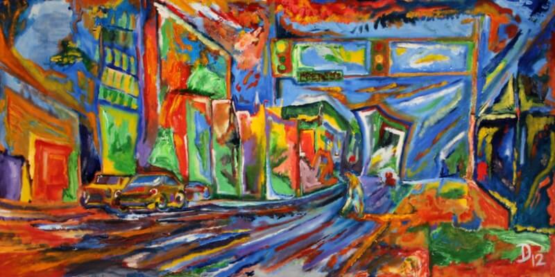I lavori di Dillon James, artista affetto dalla sinestesia