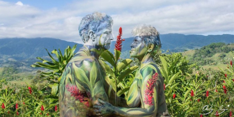 Body painting ed arte s’incontrano nell’opera della fotografa Orly Faya