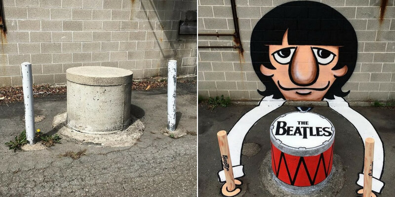 L'artista che trasforma luoghi della città anonimi in opere d'arte