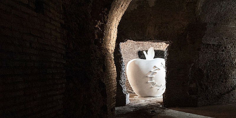 "La mela reintegrata" di Pistoletto