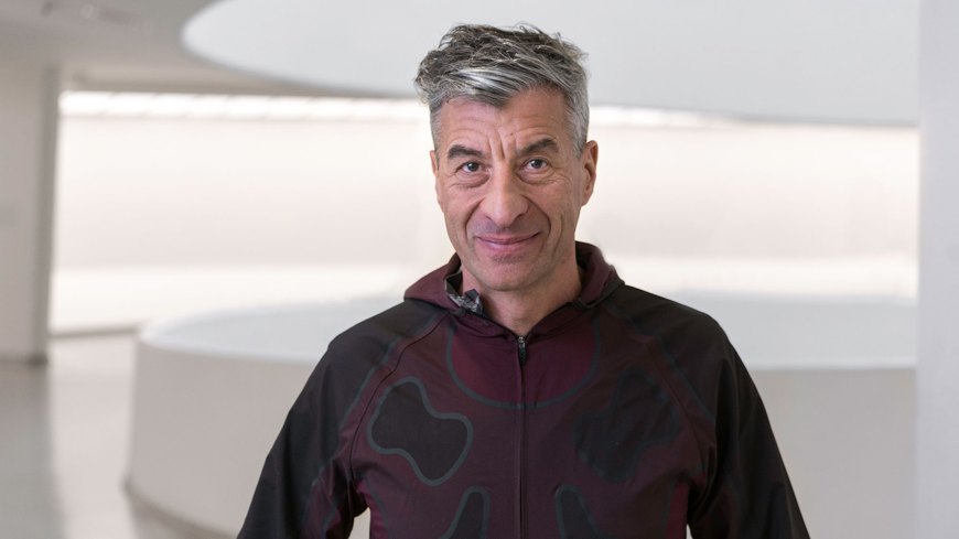 Maurzio Cattelan at the Guggenheim. Photo: David Heald