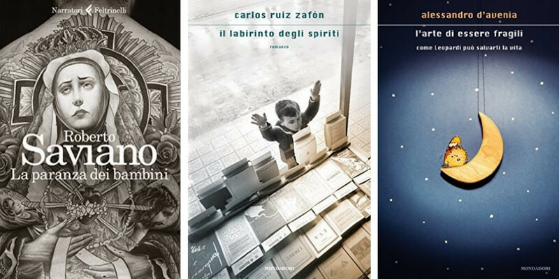 Zafòn scalza dal podio Harry Potter e si posiziona accanto a Saviano e D'avenia