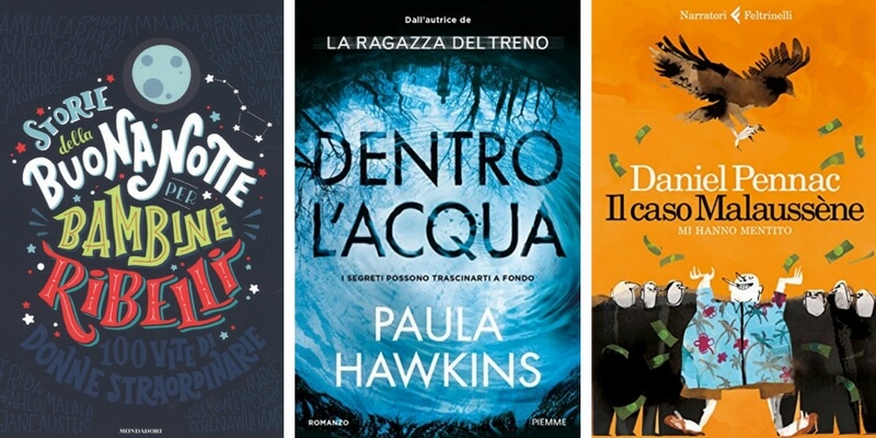 Classifica libri più venduti, Paula Hawkins e Pennac inseguono le "Bambine ribelli"