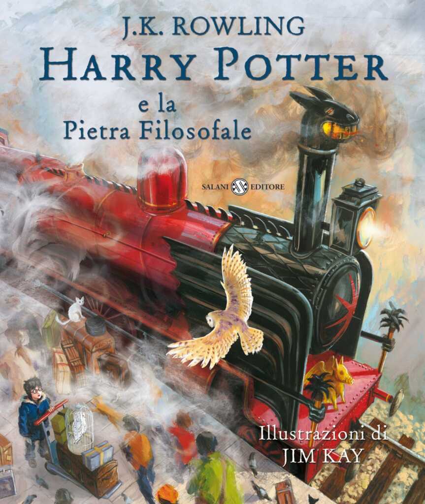 Copertina nuova edizione illustrata Harry Potter 