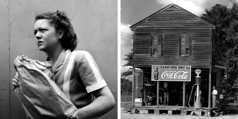 Due foto di Walker Evans