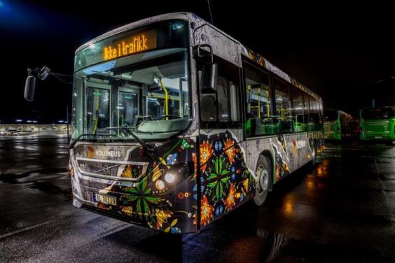In Norvegia i pullman diventano opere d'arte