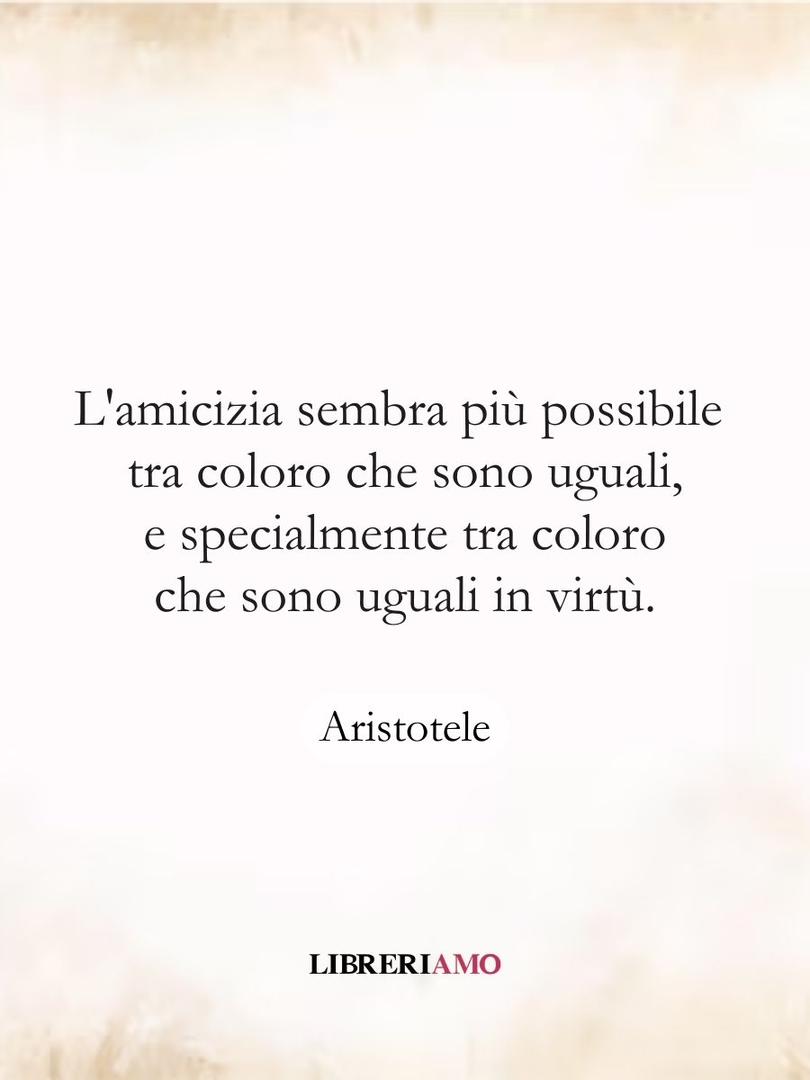 frase amicizia aristotele