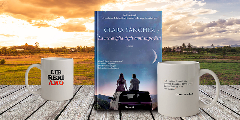 Acquista l’AforisMug di Clara Sánchez, in regalo ai primi 10 il suo ultimo libro “La meraviglia degli anni imperfetti"