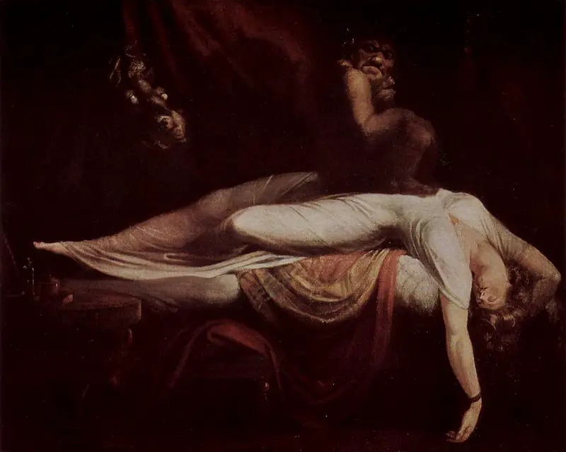 Johann Heinrich Füssl, Incubo, 1781, olio su tela, 01x127 cm, Detroit Institute of Arts, Detroit