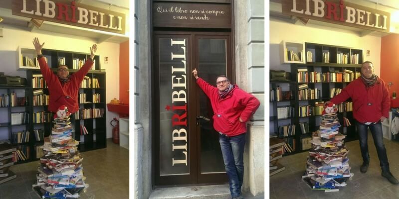La storia dell'uomo che apre la libreria, non per vendere ma per regalare i libri