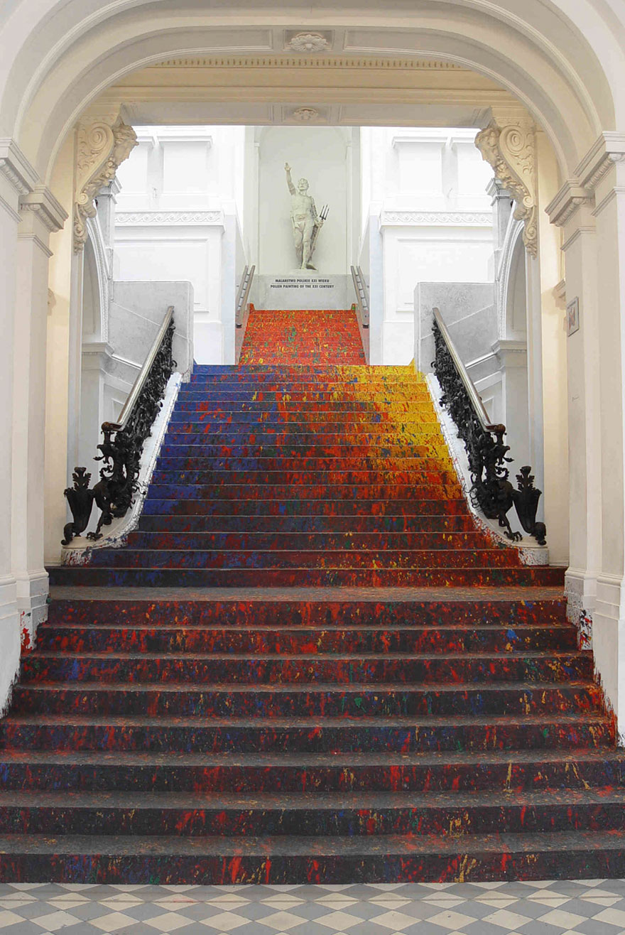 scala-vernice-Zacheta-arte-galleria-Leon-Tarasewicz-polonia-6