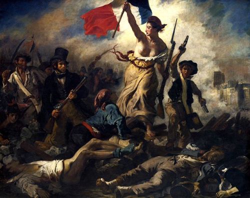 Eugène Delacroix (Saint-Maurice, 1798 – Parigi, 1863) La libertà che guida il popolo 1830, Museo del Louvre, Parigi olio su tela, 260 x 325 cm - Oggi me scuserete si provo a fà arcune riflessioni che magari sò un po’ a mozzichi e bocconi ma...