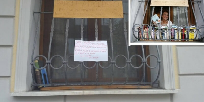 Viareggio, rubati i libri della biblioteca di strada