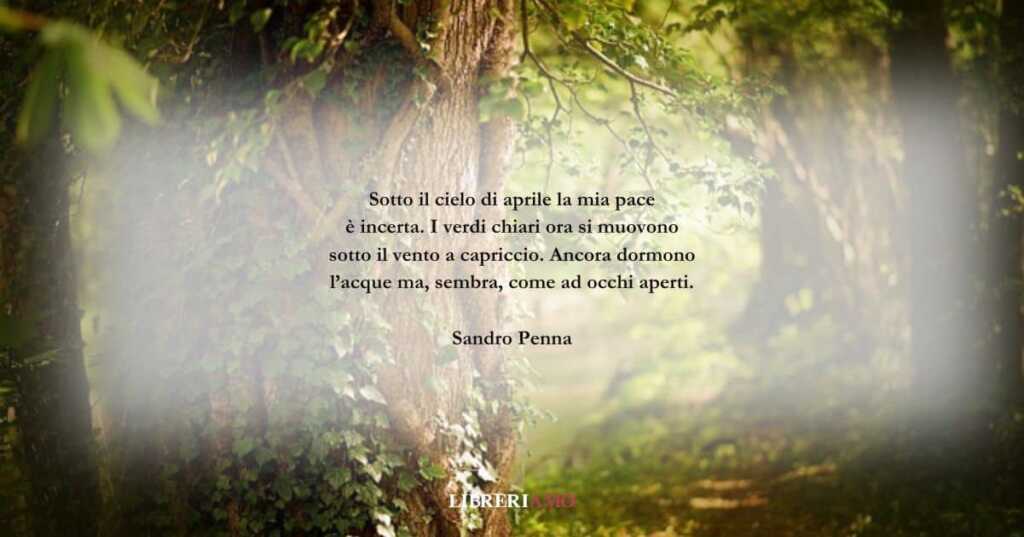 I versi di Sandro Penna sulla colorata aria d'aprile