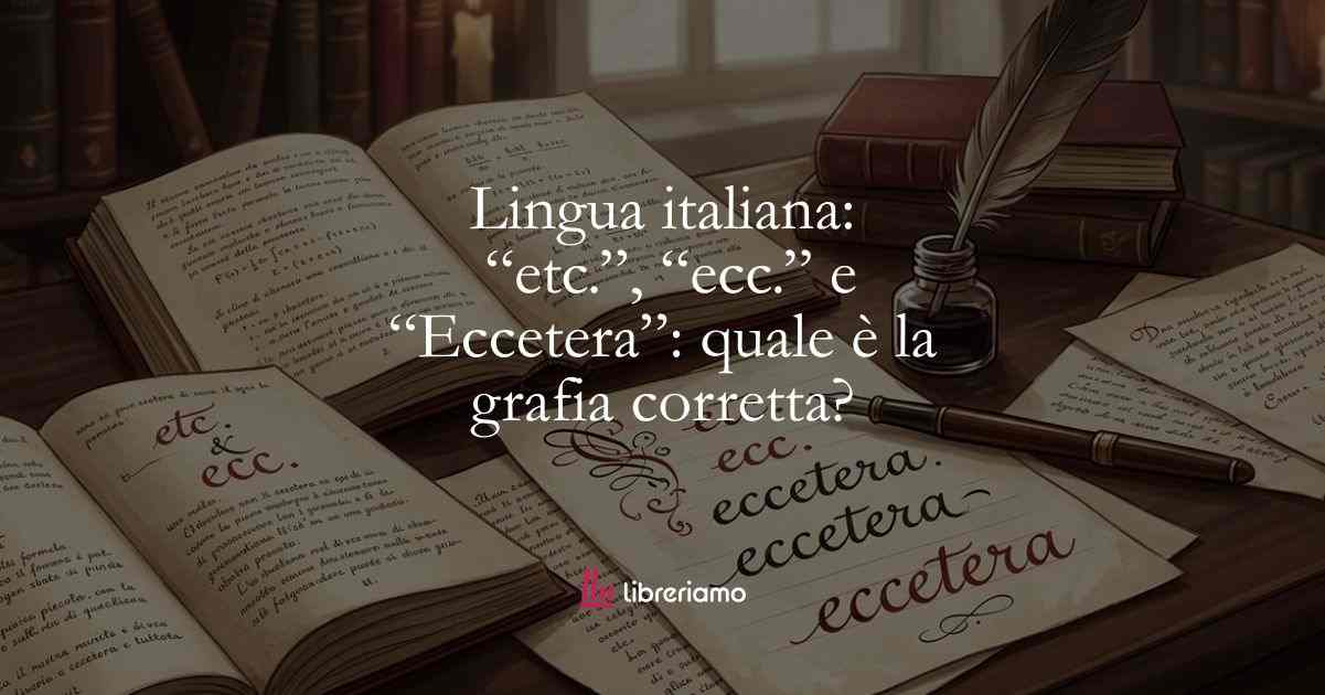 Italiano: “etc.”, “ecc.” e “Eccetera”: quale è la grafia corretta?