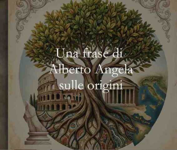 Una frase di Alberto Angela sull'importanza delle proprie origini