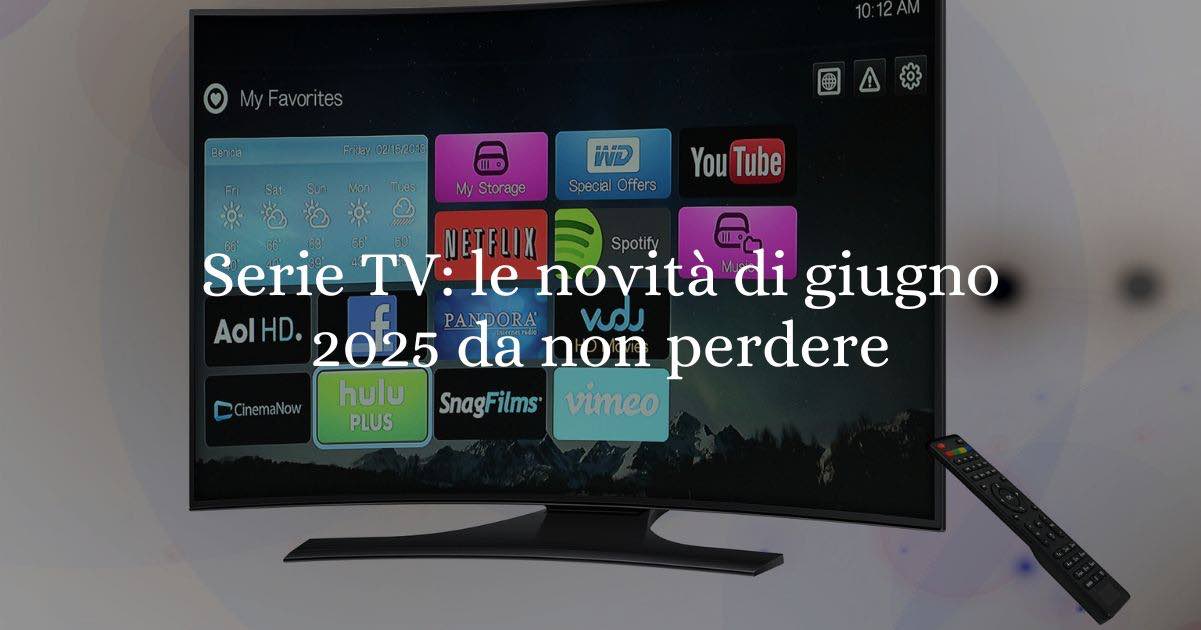 Serie TV: le novità di giugno 2025 da non perdere