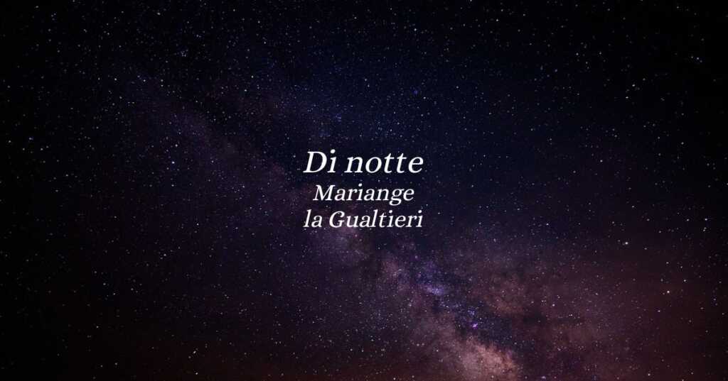 "Di notte" (2010) di Mariangela Gualtieri, la straordinaria poesia da leggere quando finisce il giorno