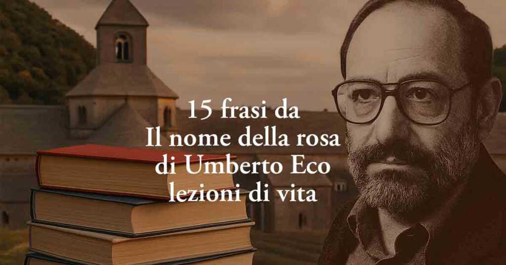 15 frasi da Il nome della rosa di Umberto Eco considerate lezioni di vita
