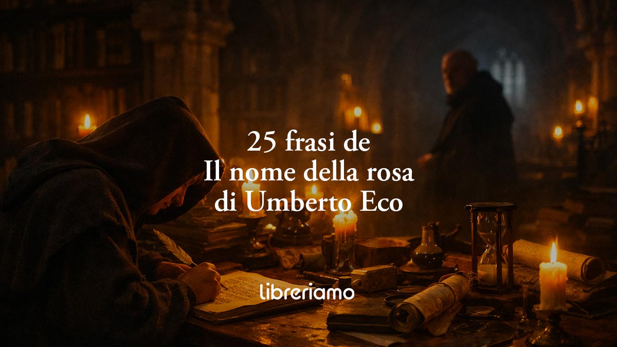 25 frasi de Il nome della rosa di Umberto Eco che insegnano a vivere e a riflettere