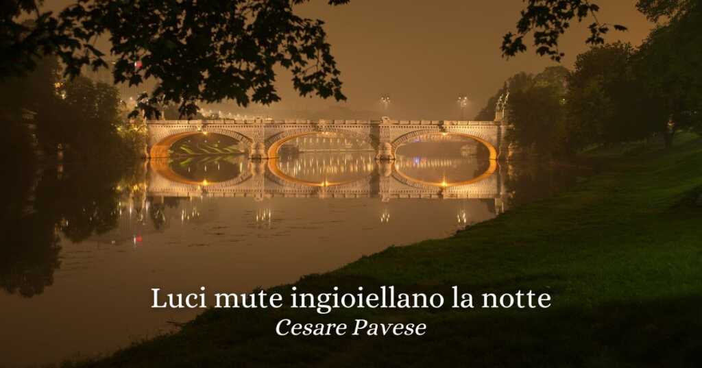 “Luci mute ingioiellano la notte” (1929) di Cesare Pavese, un inno al tempo immobile della notte
