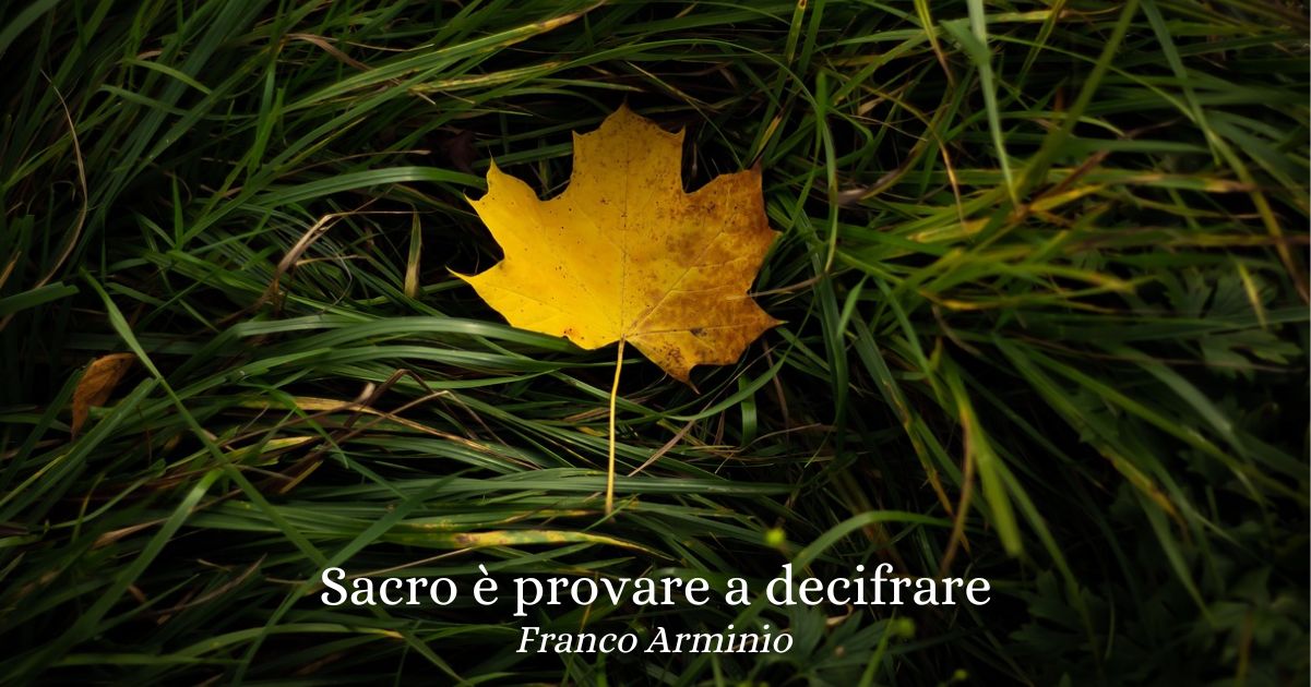 “Sacro è provare a decifrare” (2023), la poesia di Franco Arminio sul mistero della vita