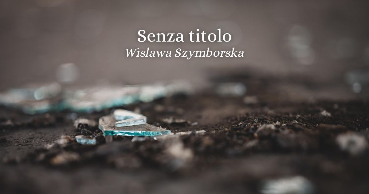 “Senza titolo” (1962), la poesia di Wislawa Szymborska che racconta la fine di un amore