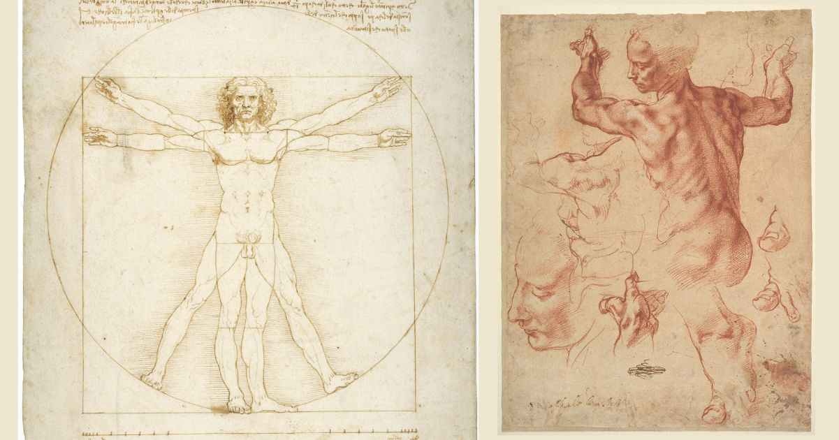 Corpi moderni opere imperdibili di Leonardo e Michelangelo in mostra a Venezia