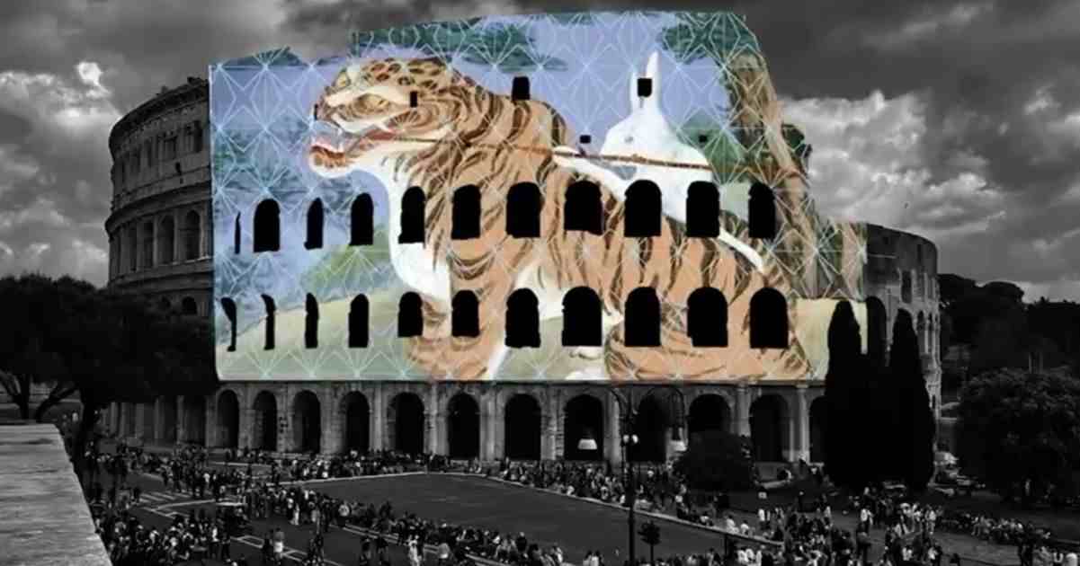 Il Colosseo si accende d’arte in un dialogo visivo tra Italia e Corea