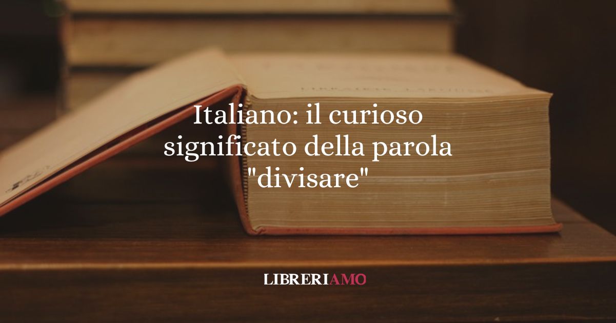 Italiano il curioso significato della parola divisare