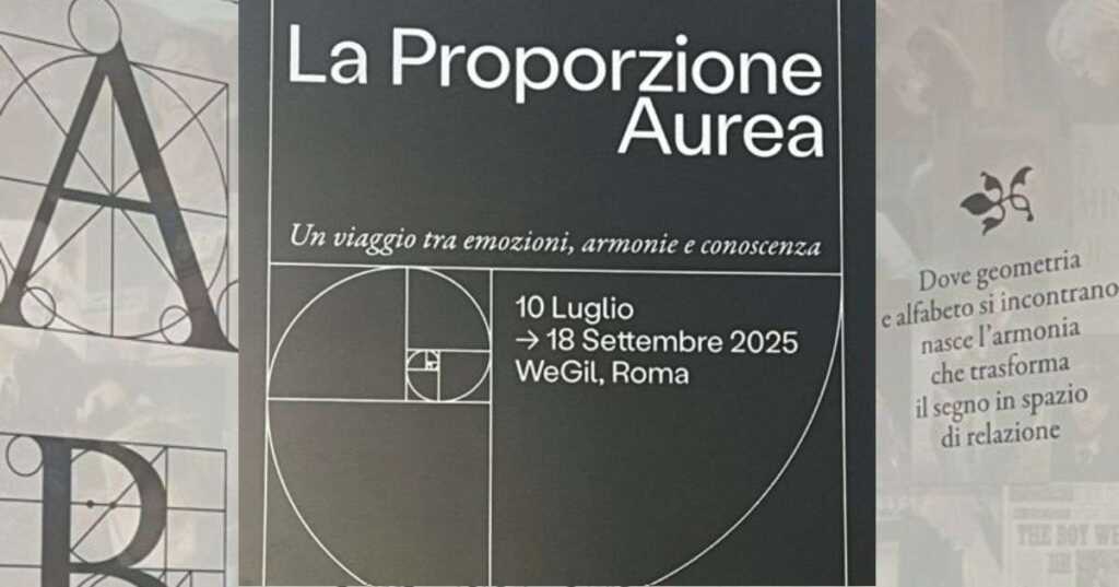 “La Proporzione Aurea, la mostra che indaga le connessioni tra arte, scienza ed economia