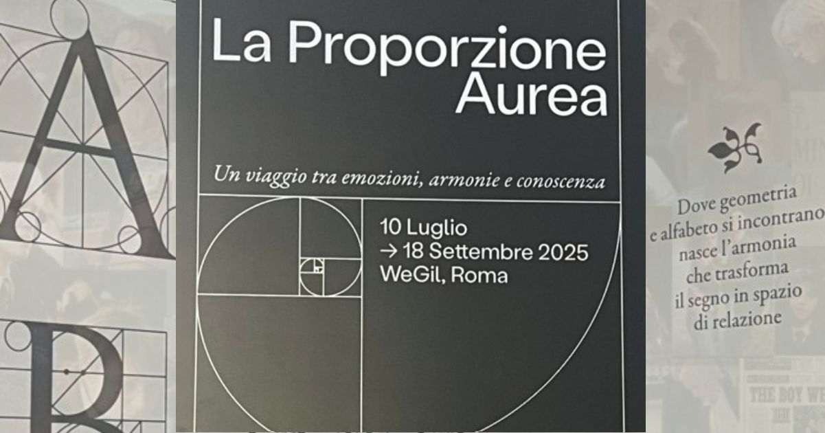 “La Proporzione Aurea, la mostra che indaga le connessioni tra arte, scienza ed economia