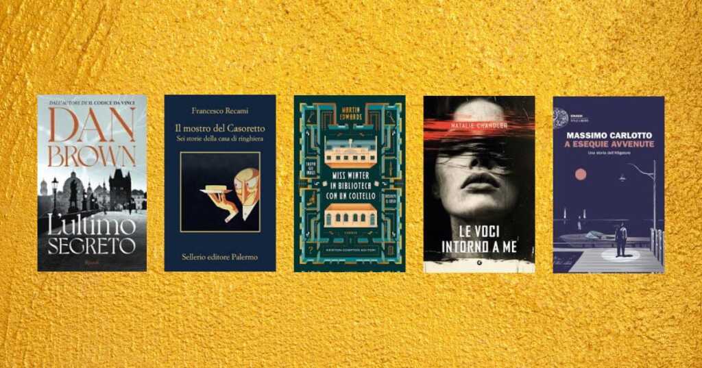 5 libri gialli imperdibili in uscita a settembre