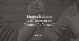Lingua italiana: la differenza tra "braccia" e "bracci" 59 Lingua italiana: la differenza tra "braccia" e "bracci"