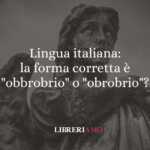 Lingua italiana: la forma corretta è "obbrobrio" o "obrobrio? 50 Lingua italiana: la forma corretta è "obbrobrio" o "obrobrio"?