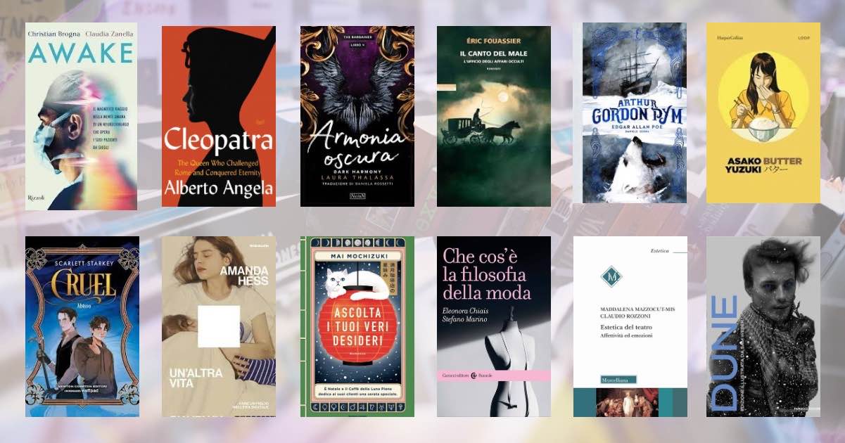 12 libri in uscita a ottobre 2025
