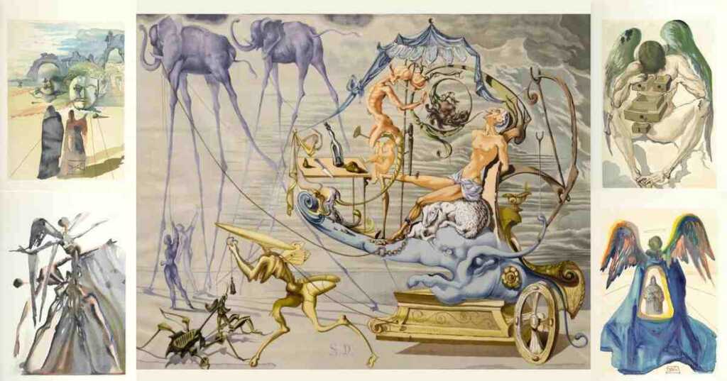Il rapporto tra Salvador Dalí e la letteratura in mostra a Parma