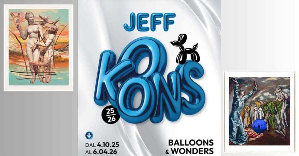 Jeff Koons, arriva in Italia la mostra evento Balloons & Wonders