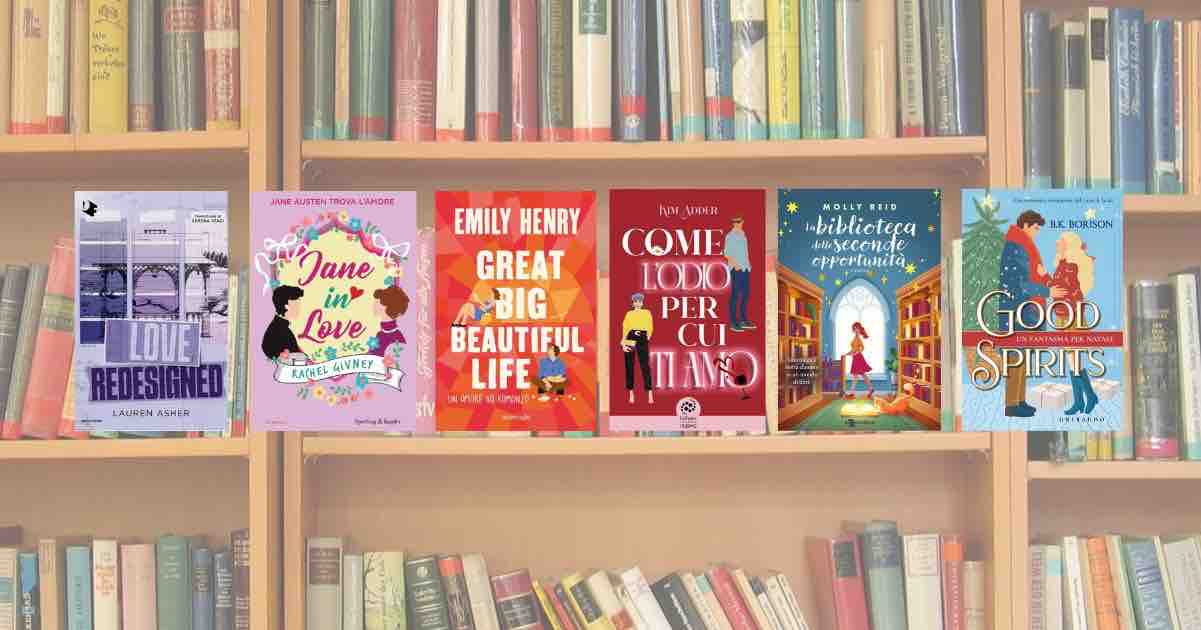 6 libri romance in uscita a novembre 2025