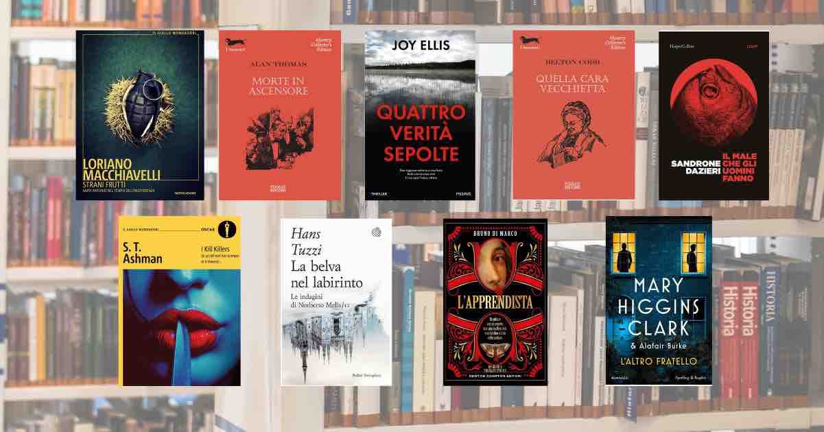 9 gialli in uscita da non perdere la prossima settimana