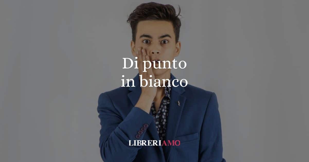 Di punto in bianco, la singolare origine del modo di dire