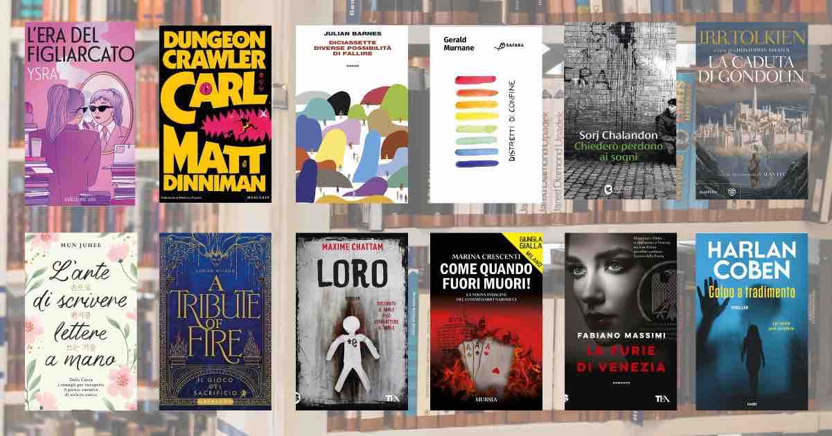 I libri in uscita la prossima settimana: 12 novità da non perdere