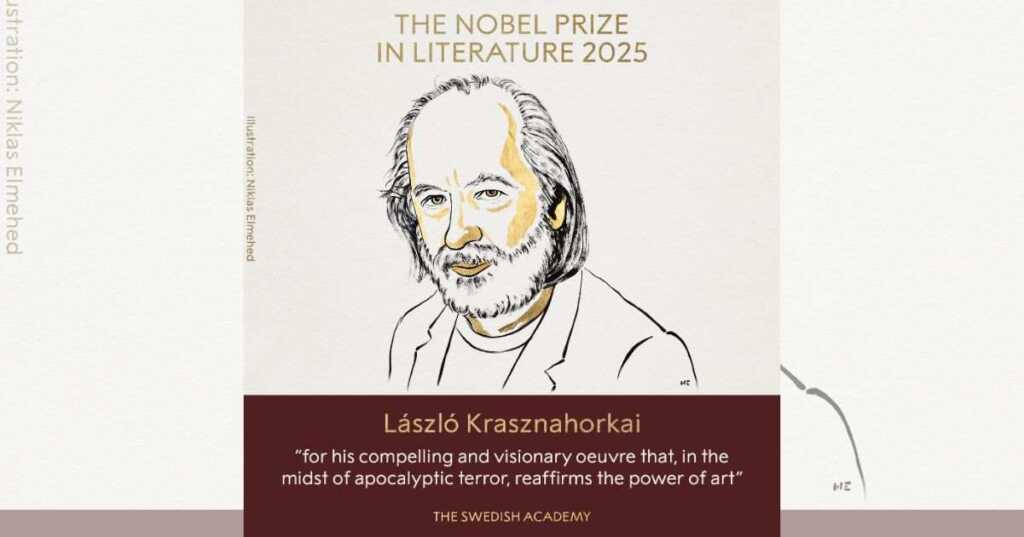 Lo scrittore ungherese László Krasznahorkai vince il Premio Nobel per la Letteratura 2025