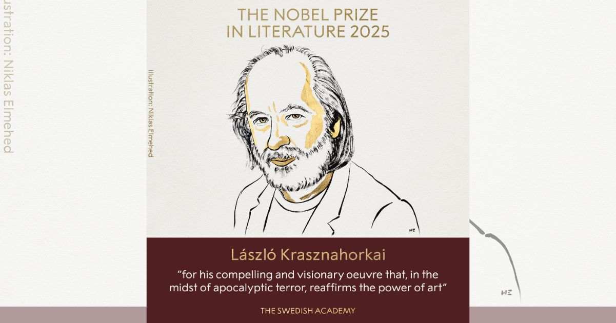 Lo scrittore ungherese László Krasznahorkai vince il Premio Nobel per la Letteratura 2025