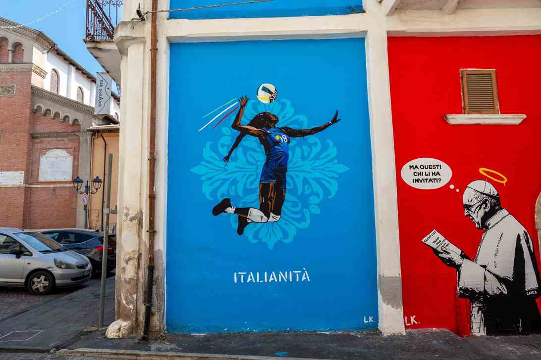 MAUA Aielli _Street artist Laika_AR Francesca Amoroso