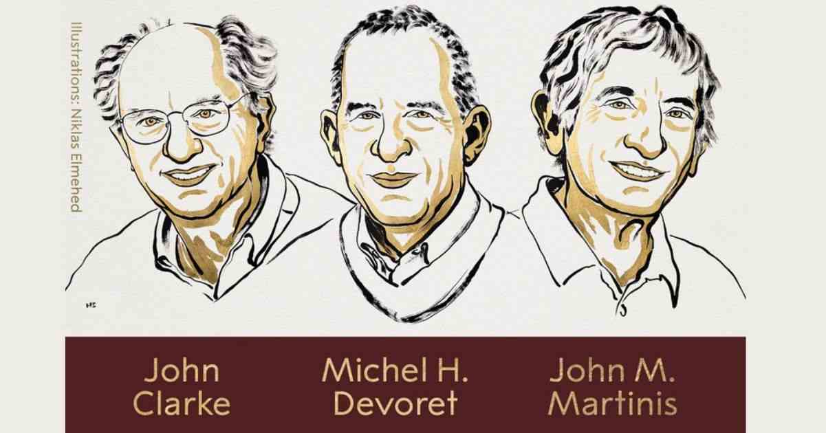 Premio Nobel per la Fisica 2025 chi sono i 3 vincitori Clarke, Devoret e Martinis
