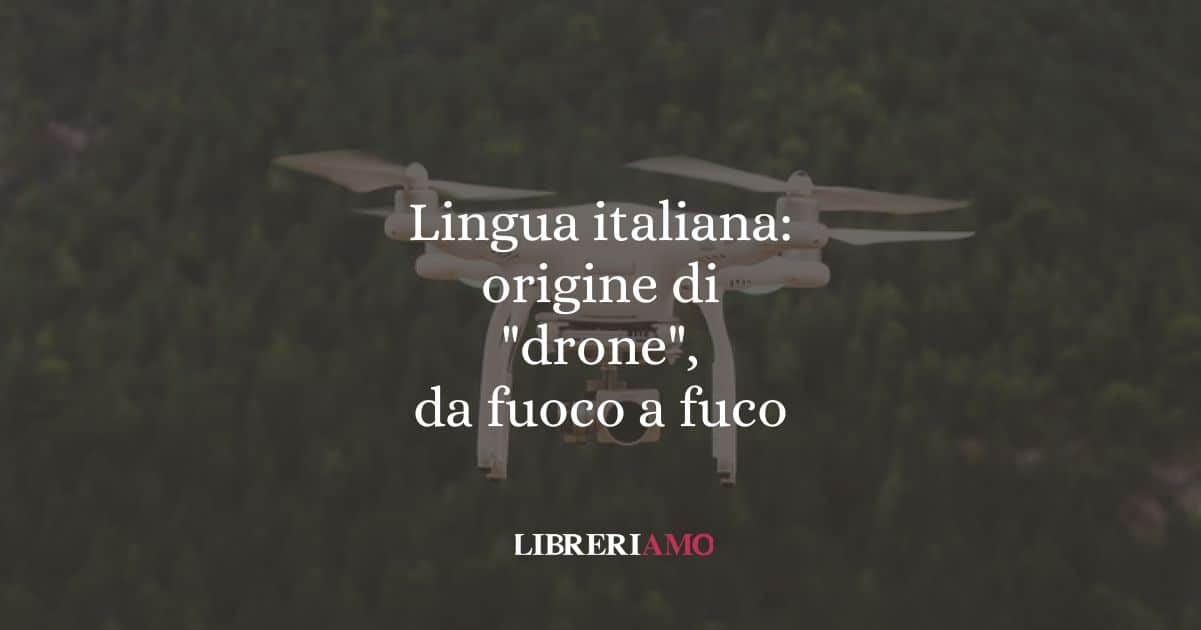Lingua italiana: origine di "drone", da fuoco a fuco