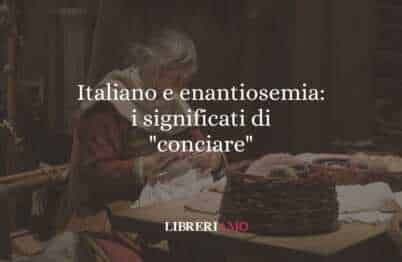 Italiano e enantiosemia: i significati di "conciare"